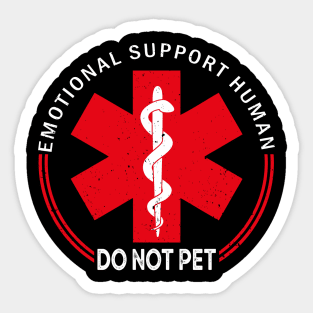 Emotional Support Human Sticker